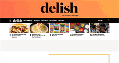 Desktop Screenshot of delish.com