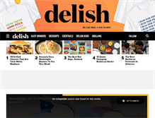 Tablet Screenshot of delish.com